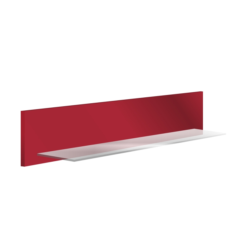 Wandboard Ablage Badregal  in rot Ablage Bad Regal