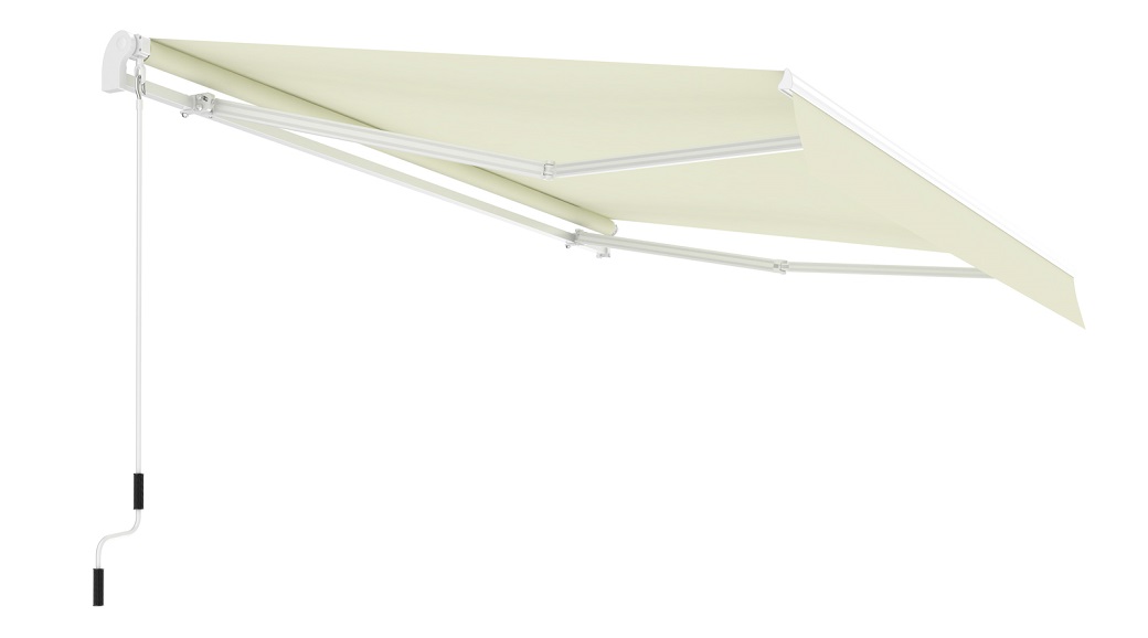 Markise Gelenkarmmarkise 3.95x2.5m Sunconnect beige UV-Schutz wasserbeständig Terrasse Garten Balkon