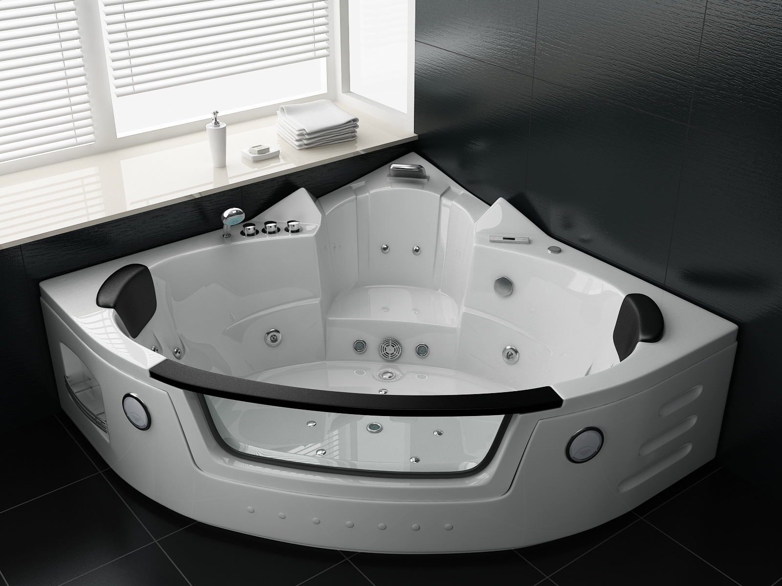 Whirlpool VILLA CARLOTTA 1.4 m weiss 2-Personen Indoor Spa