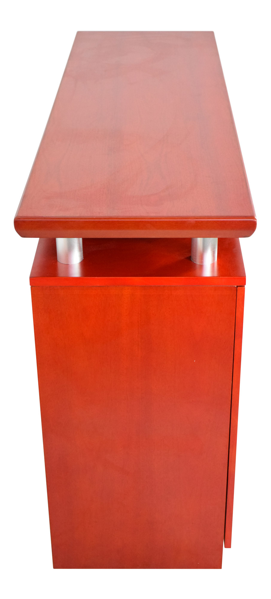 Büromöbel Büro Schrank Aktenschrank ORLY Kirsch 140x85x43cm Büro Arbeitszimmer Home-Office