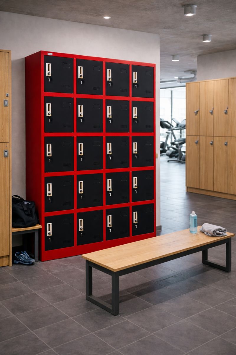 Metall Schrank Spint Stahl Schließfachschrank Wertfachschrank 15 Fächer Budapest