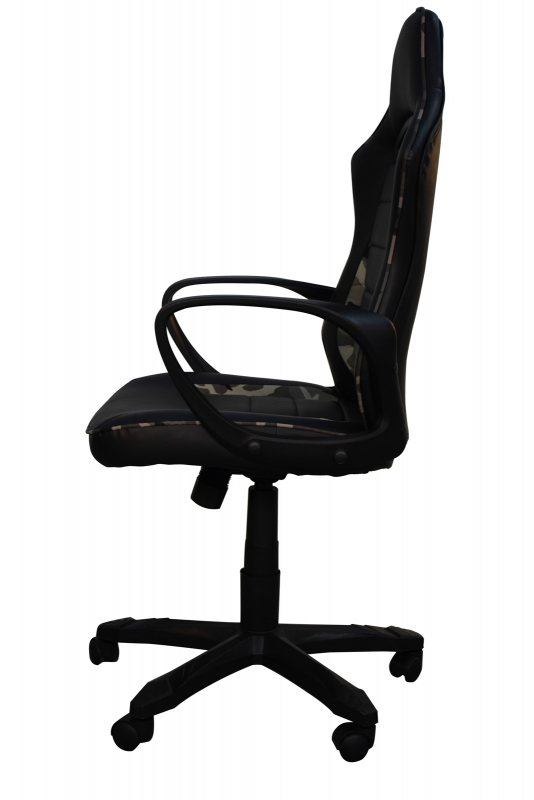 Chef Sessel Gamingsessel AREZZO schwarz mit Wippmechanik