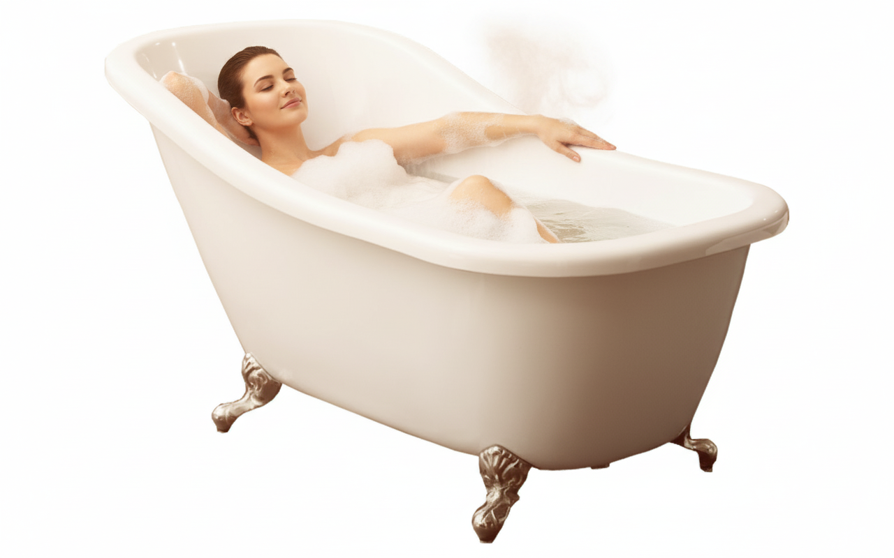 Design Badewanne QUEEN 170 x 80 cm