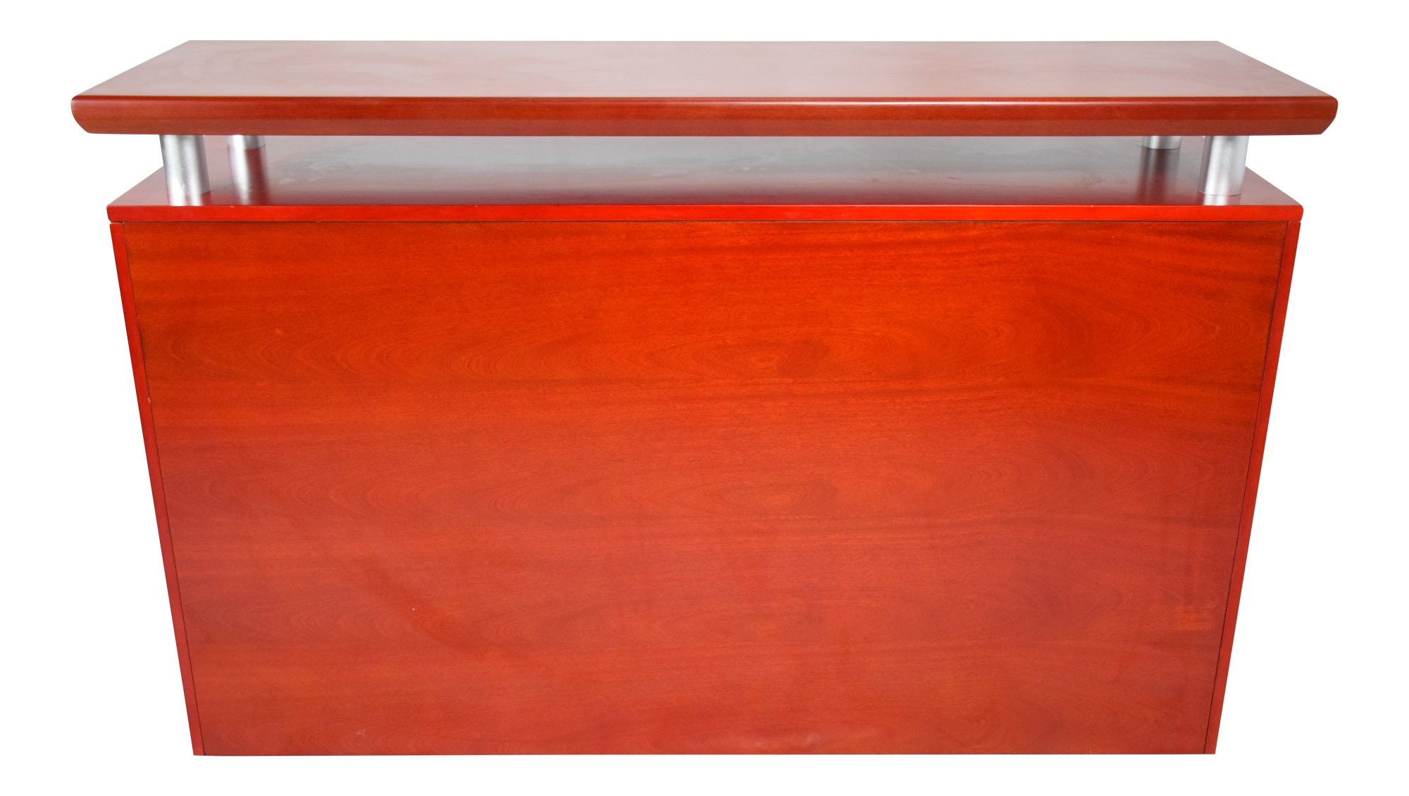 Büromöbel Büro Schrank Aktenschrank ORLY Kirsch 140x85x43cm Büro Arbeitszimmer Home-Office