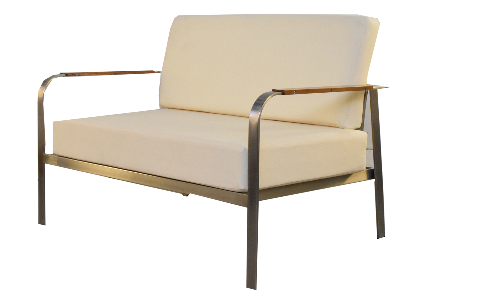 Gartenset Aphrodite, creme Edelstahl Gartenmoebel Gartenset Lounge Jet-Line Essgarnitur Gartenlounge