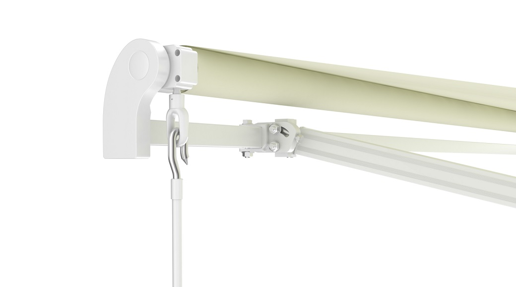 Markise Gelenkarmmarkise 3.95x2.5m Sunconnect beige UV-Schutz wasserbeständig Terrasse